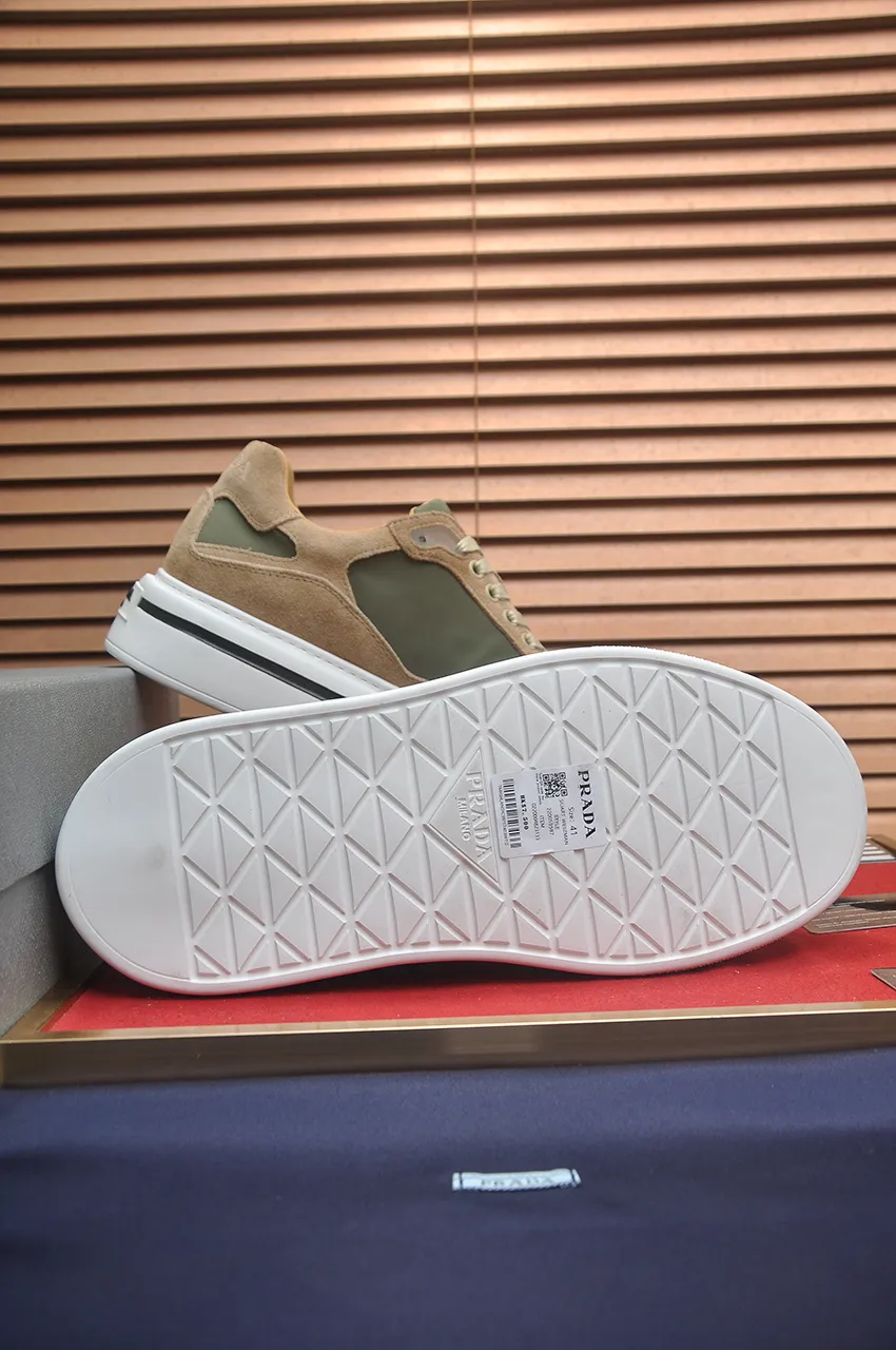 Men's shoes 💰580💶【PRADA】Top original, new season, high quality original goods, top imported calfskin with original imported glue, imported cowhide inside with original cowhide feet, original outsole! Quality guaranteed! Code 38-45 (45 customized)